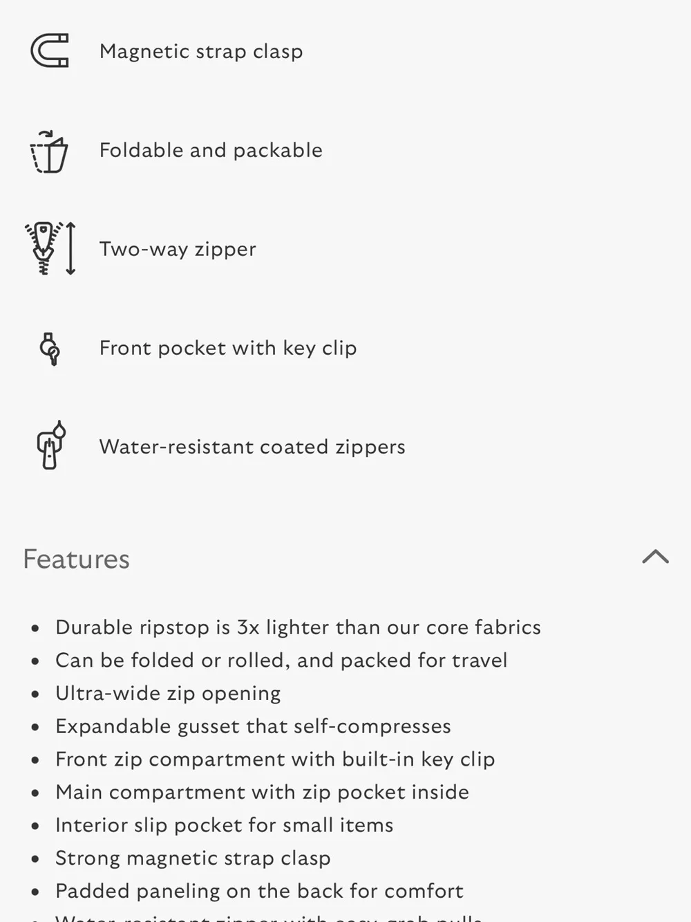 Bellroy Black lite sling mini - 4L